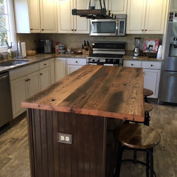 Reclaimed Wood Projects! - Kitchen Countertops