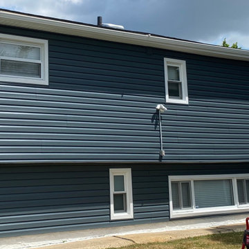 Farmingdale Siding - Midnight Surf Shakes | Alpha Windows & Siding