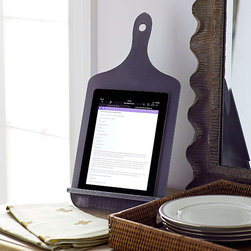 SLATED TABLET STAND - NEW - Cookbook Stands And Recipe Holders