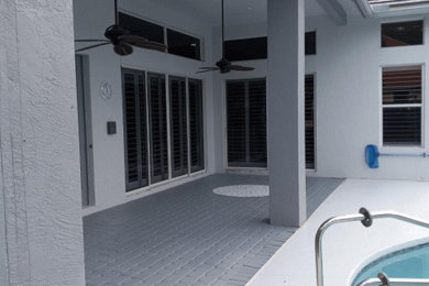 POOL PAVING REPAIRS AND PAINTING