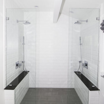 Modern new Masterbath construction in Glendora