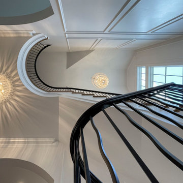 Project #106 | Winding Staircase with Modern Balustrade