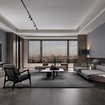 ultra luxe dark theme based interior design
