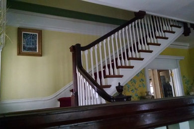 Example of an ornate staircase design in Jacksonville
