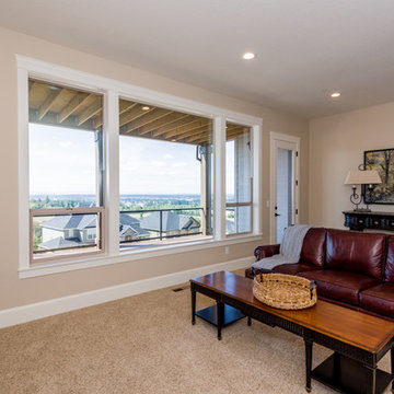 Family Room - The Overlook - Cascade Craftsman on Prune Hill