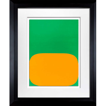 Ellsworth KELLY Lithograph ORIGINAL 1964 Yellow/Green LIMITED Ed. w/Custom Frame