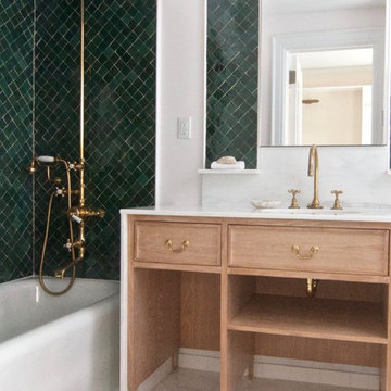 Green Zillij Tile for Master bath