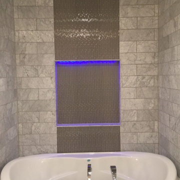 Tub Surround with Light Up Niche in Sand Springs, OK
