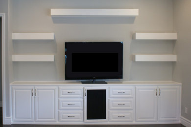 Custom Entertainment Centers and Shelving
