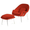 2 Pc Woom Chair & Ottoman Set (Red)