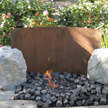 Fire in the garden