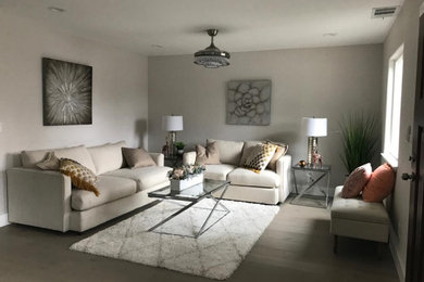 Family room - transitional family room idea in Sacramento