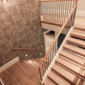 Project #81 | Modern Staircase with Integrated Seating