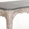 Rita Swedish Gustavian French Style Carved Wood Console Table