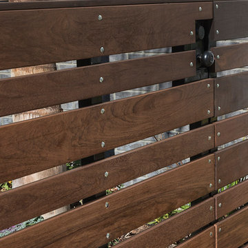 Ipe Fencing in the hills of Tarzana