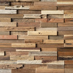 Woody Walls - 3D Wood Planks for Walls and Ceilings, 9.5 sq. ft, Original Rustic - - 100% SOLID WOOD (RECLAIMED)