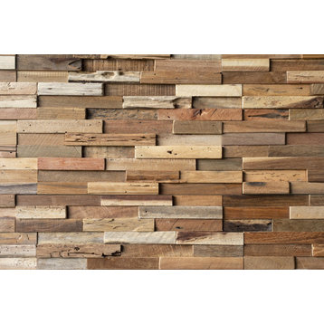 3D Wood Planks for Walls and Ceilings, 9.5 sq. ft, Original Rustic