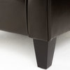 GDF Studio Larkspur Modern Design Leather Club Chair, Brown