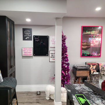 Miami style Basement getaway