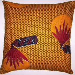 African  wax print pillow covers - Decorative Pillows