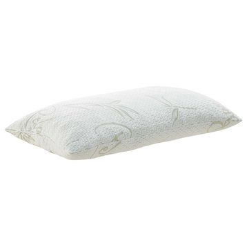 Relax King Size Memory Foam Pillow, White