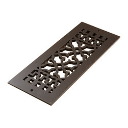 Reggio Register - Reggio Register 614, Oil-Rubbed Bronze Aluminum, Holes - Registers Grilles And Vents