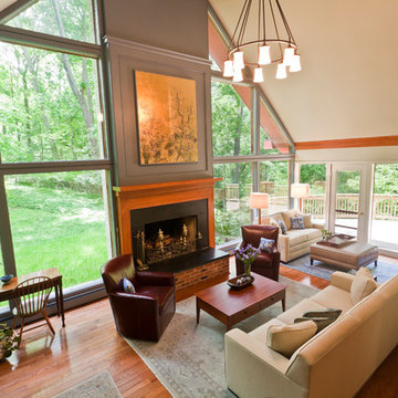 Asian-Inspired Great Room