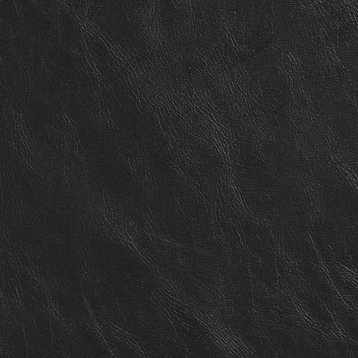 Black Distressed Breathable Leather Look And Feel Upholstery By The Yard