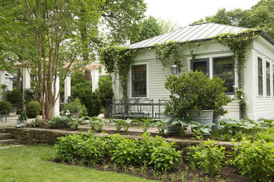 Example of an exterior home design in New York