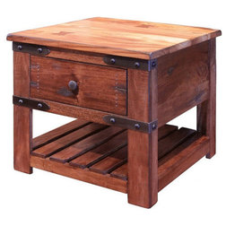 Rustic Side Tables And End Tables by Crafters and Weavers