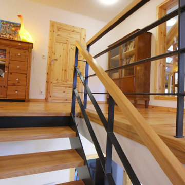 WERKSTATTCHARME! Die Flachstahltreppe