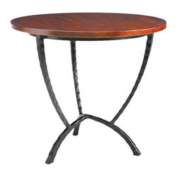 Hudson Round End Table by Charleston Forge - Side Tables And End Tables