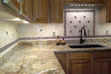 Elegant kitchen photo in Other
