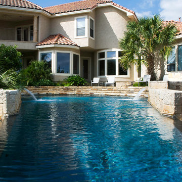Unique Infinity Edge Pool In San Antonio