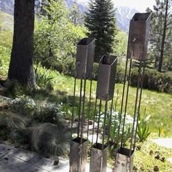 Corten tiki torches - Products
