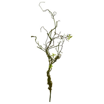 24" Moss Twig Vine Artificial Plant, Set of 6
