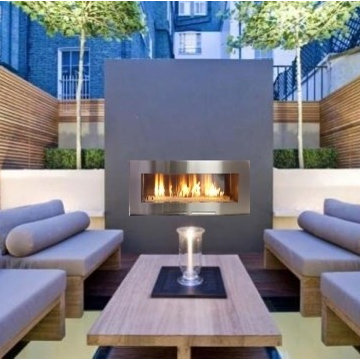 48" outdoor fireplace