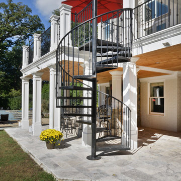 Exterior Remodel Turns Home Backyard into Gorgeous Retreat in Great Falls, Va