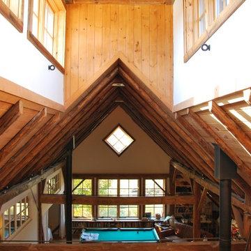 Converted barn home, Gatineau Hills