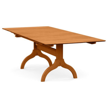 Copeland Sarah Trestle Extension Table, Natural Cherry, 38x66