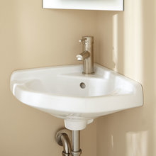 corner sink ideas for downstairs bathroom