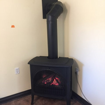 Free Standing Gas Fireplace
