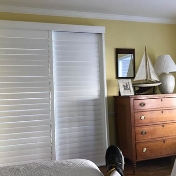 Plantation Shutters - Sliding Track Shutter - Bayhead, NJ