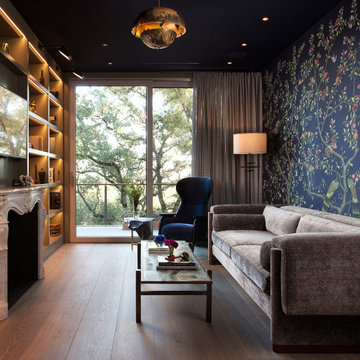 Rocky River Study with Egg Collective Sofa