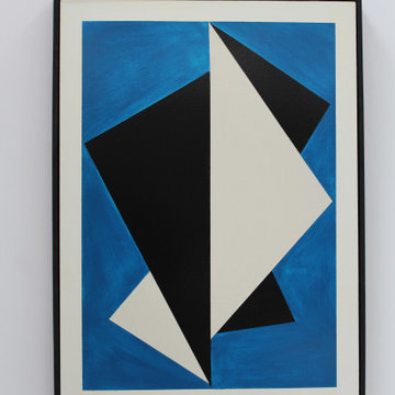 Original abstract painting "Folded Paper No. 16" MADE TO ORDER