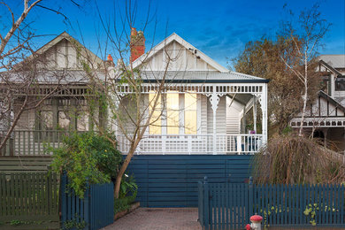 Inspiration for an eclectic exterior in Melbourne.