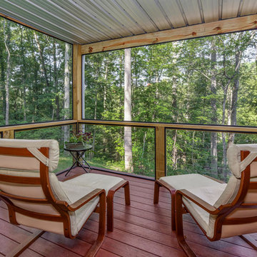 Screened porch off bedroom