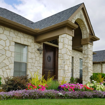 Front Yard Landscaping Project in Prosper
