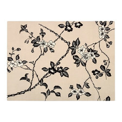 Modern Elegance Ivory Area Rug, 5'6" x 7'5" - Area Rugs