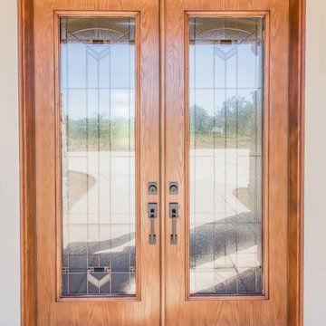 Front Door - Rustic Residence Custom Home